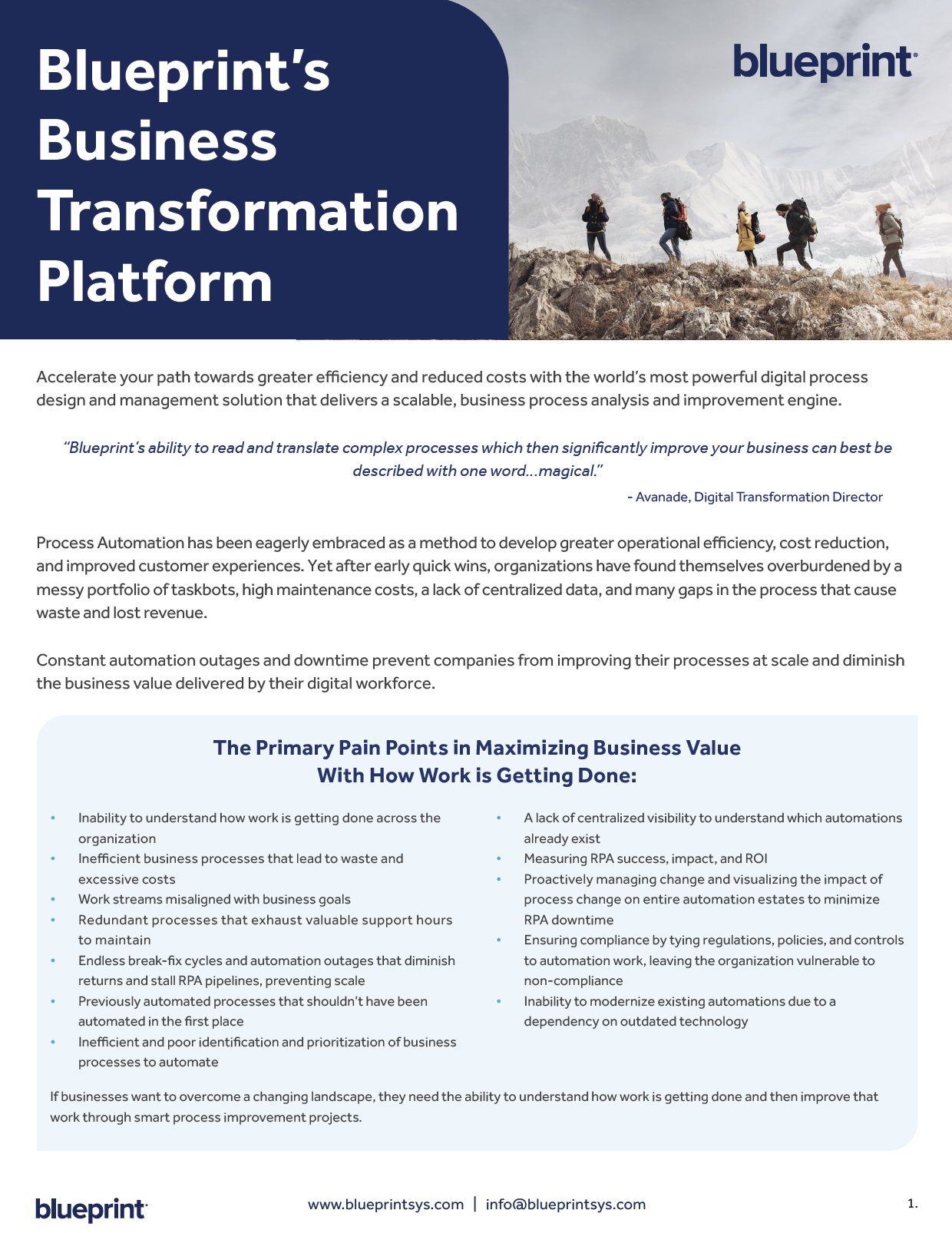 Business Transformation Platform